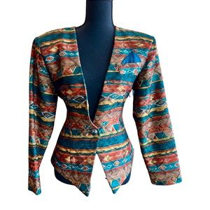 VTG 70s Native American Blazer